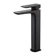 SWISS AQUA TECHNOLOGIES - Swiss Aqua Technologies set mitigeur lavabo haut + mitigeur cuisine, bec flexible, aérateur Neoperl®, noir mat (SATBS285C) - vignette
