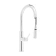 SWISS AQUA TECHNOLOGIES - set mitigeur lavabo haut, sans vidage + mitigeur cuisine avec douchette extractible 2 jets, chrome (SATBSBD285) - vignette