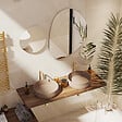 SWISS AQUA TECHNOLOGIES - Dark set mitigeur lavabo à levier + mitigeur cuisine avec bras pivotant, or brossé (SATBSDA271BZ) - vignette