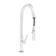 SWISS AQUA TECHNOLOGIES - set mitigeur lavabo avec bec cascade + mitigeur cuisine, douchette extractible et bras pivotant, chrome (SATINFBSDBS271) - vignette