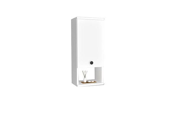 HABITAT ET JARDIN - Meuble de salle de bain en bois "Mis" - 30 x 21 x 71 cm - Blanc - large