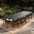 CONCEPT USINE - Ensemble table de jardin 234 cm et 10 chaises BERGAME $ - vignette