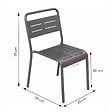 CONCEPT USINE - Ensemble table de jardin 234 cm et 10 chaises BERGAME $ - vignette