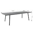 CONCEPT USINE - Ensemble table de jardin 234 cm et 10 chaises BERGAME $ - vignette
