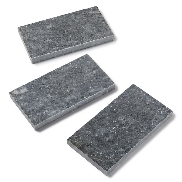 RO'MA NATURE - Bordure de jardin Pierre d'Adana Gris Bleu 61x33x5 cm (à l'unité) - large