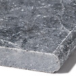 RO'MA NATURE - Bordure de jardin Pierre d'Adana Gris Bleu 61x33x3 cm (à l'unité) - vignette