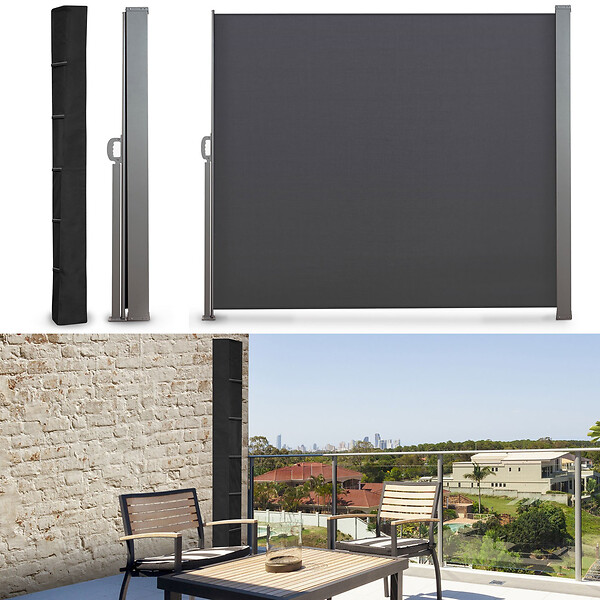 ID MARKET - Housse de protection pour paravent extérieur H.200 CM - large