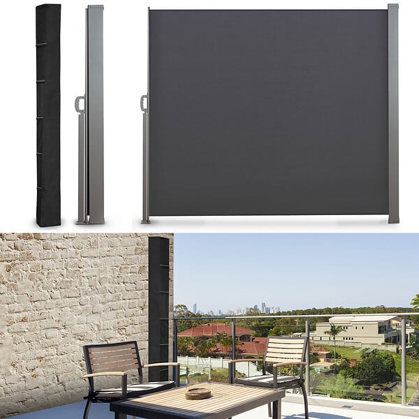 ID MARKET - Housse de protection pour paravent extérieur H.160 CM - large