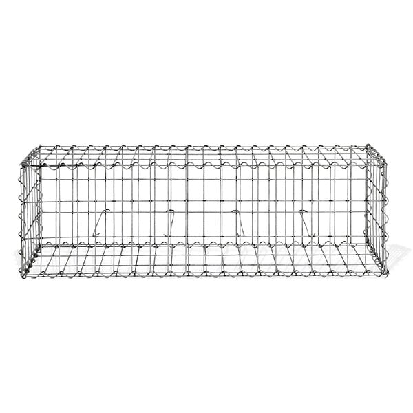 ID MARKET - Lot de 2 gabions pour pierre 100 x 30 x 30 cm - large