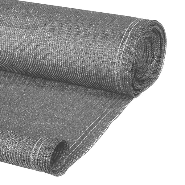 ID MARKET - Brise vue renforcé 1,5 x 10 M gris clair 220 gr/m² luxe PRO - large
