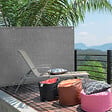ID MARKET - Brise vue renforcé 1,5 x 10 M gris clair 220 gr/m² luxe PRO - vignette