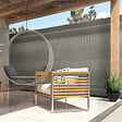 ID MARKET - Kit de lamelles occultantes PVC gris clair L.60 M pour panneau grillagé - vignette
