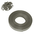ID MARKET - Kit de lamelles occultantes PVC gris clair L.60 M pour panneau grillagé - vignette