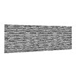 ID MARKET - Brise vue occultant 1,8 x 10 M motif pierre grise 160 gr/m² - vignette