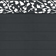 ID MARKET - Brise vue occultant 1,5 x 10 M effet lames de clôture motifs FLOWER 160 gr/m² - vignette