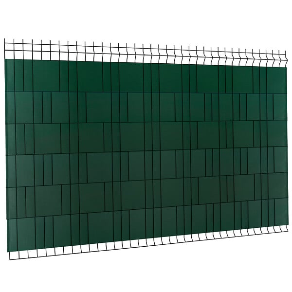 ID MARKET - Kit de lamelles occultantes PVC souples vertes horizontales 35 M - large