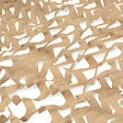 ID MARKET - Voile d'ombrage carré design ombrière camouflage 4x4 M sable - vignette