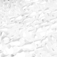 ID MARKET - Voile d'ombrage rectangulaire design ombrière camouflage 4x6 M blanc - vignette