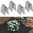ID MARKET - Lot de 30 agrafes pour toile de paillage 10 CM - vignette