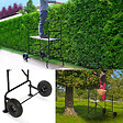 ID MARKET - Echafaudage mobile sur roues L.140xl.78xH.135 CM avec 2 plateformes - vignette