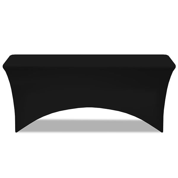 ID MARKET - Housse noire pour table pliante 180 CM - large