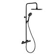 SWISS AQUA TECHNOLOGIES - Colonne de douche SAT avec mitigeur thermostatique noir SATSSTKBC - vignette