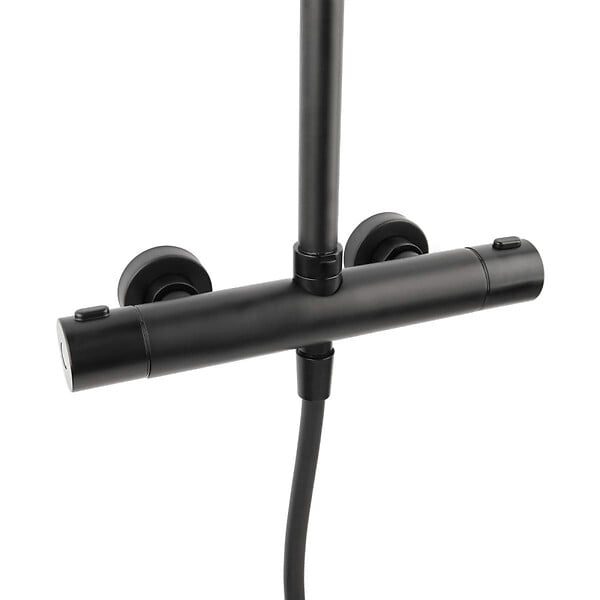 SWISS AQUA TECHNOLOGIES - Colonne de douche SAT avec mitigeur thermostatique noir SATSSTKBC - large