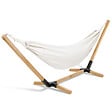 ID MARKET - Hamac avec support bois et toile écrue TAHITI - vignette