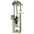 ID MARKET - Etagère à pots de fleurs porte plante DETROIT 5 niveaux design industriel - vignette