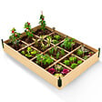 ID MARKET - Carré potager 12 compartiments + housse serre châssis - vignette