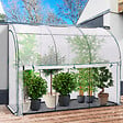 ID MARKET - Serre d'hivernage murale adossée 300 x 80 x 160 cm double ouverture balcon et terrasse - vignette