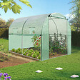 ID MARKET - Serre tunnel de jardin 4 saisons 6M² verte gamme maraîchère ROMA 2x3M - vignette