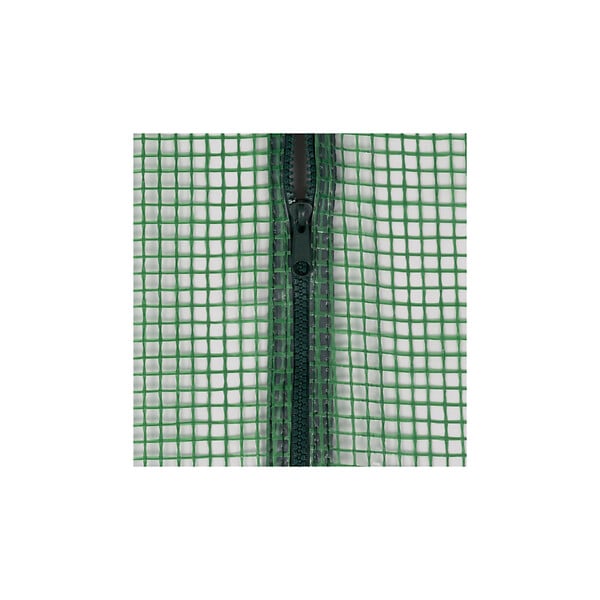ID MARKET - Serre tunnel de jardin 4 saisons 6M² verte gamme maraîchère ROMA 2x3M - large