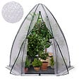 ID MARKET - Serre d'hivernage dôme bâche bulle 160 x 160 x 180 cm maxi chaleur balcon et terrasse - vignette