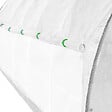 ID MARKET - Serre tunnel de jardin 18M² blanche relevable avec moustiquaire - vignette
