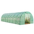 ID MARKET - Serre tunnel de jardin 24M² verte gamme maraîchère DES ANDES 8x3M - vignette