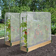 ID MARKET - Duo serres à tomates modulables spéciales croissance kit complet bâche + support - vignette