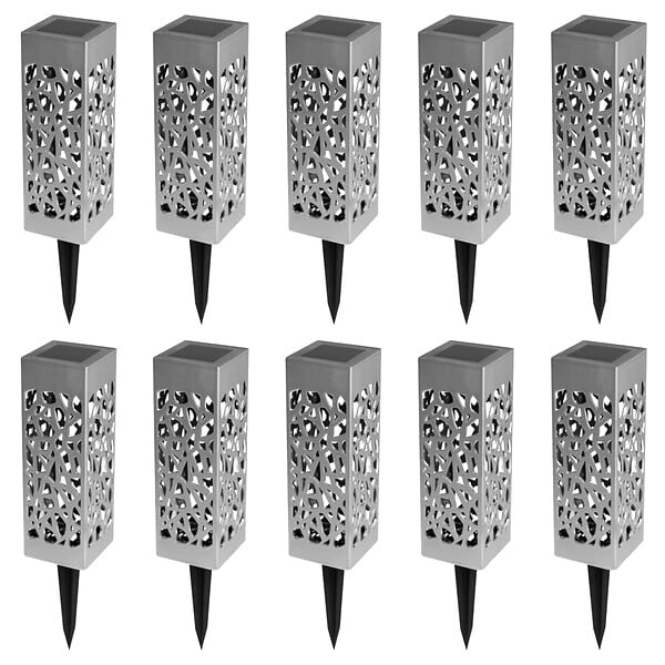 ID MARKET - Lot de 10 lampes solaires extérieures MOLLY - large