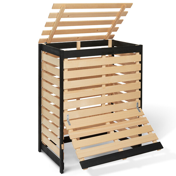 ID MARKET - Bac de compostage en bois 360L - large