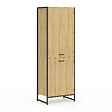 ID MARKET - Colonne de cuisine 60 cm DETROIT 2 portes design industriel - vignette