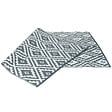 ID MARKET - Tapis extérieur BAHAMAS gris 270 x 370 CM - vignette