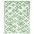 ID MARKET - Tapis extérieur BAHAMAS vert sauge 270 x 370 CM - vignette