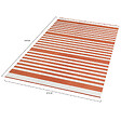 ID MARKET - Tapis extérieur RAYURES terracotta 270 x 370 CM - vignette