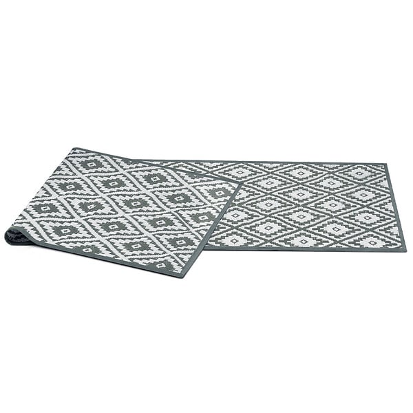 ID MARKET - Tapis extérieur BAHAMAS gris 80 x 250 CM - large