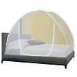 ID MARKET - Moustiquaire dôme pop-up 195x150 cm mobile pour lit - vignette