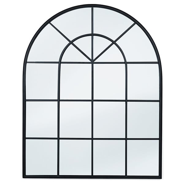 ID MARKET - Miroir verrière arche design industriel 80x100 cm - large