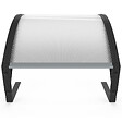 ID MARKET - Toit de protection UV en polycarbonate pour robot tondeuse gris anthracite - vignette