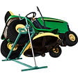 ID MARKET - Cric lève tracteur tondeuse 400 KG - vignette