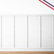 99DECO - Kit de moulures murales en bois à 5 tasseaux de 150 cm - Pin des Landes - Prêt à coller et peindre - Gabrielle - 2 mètres - Fabrication française - vignette