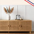 99DECO - Kit de moulures murales en bois à 5 tasseaux de 150 cm - Pin des Landes - Prêt à coller et peindre - Gabrielle - 2 mètres - Fabrication française - vignette